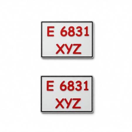 matrículas para vehículos agrícolas
