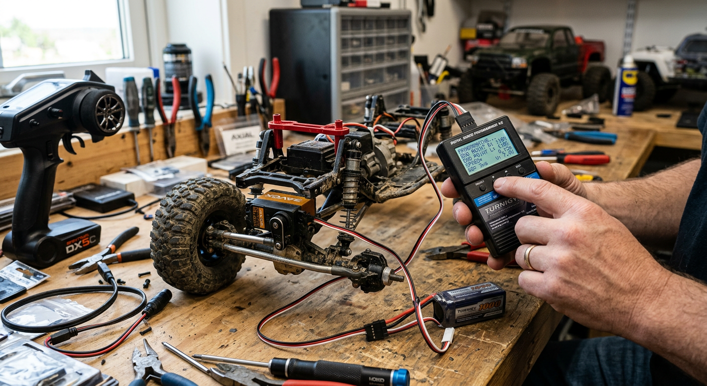 Como Programar un Servo de Dirección RC Crawler