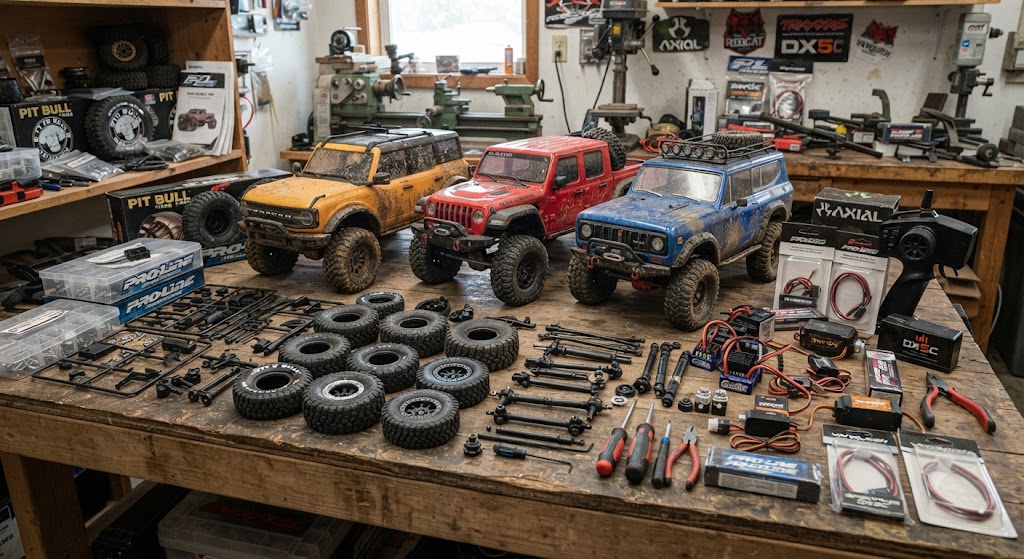 Crawler 1/10: Modelos, Accesorios y Mejoras Esenciales